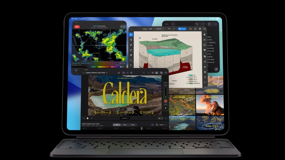 iPad Pro 13 2025 M5 WiFi 1TB được tích hợp trí tuệ Apple Intelligence