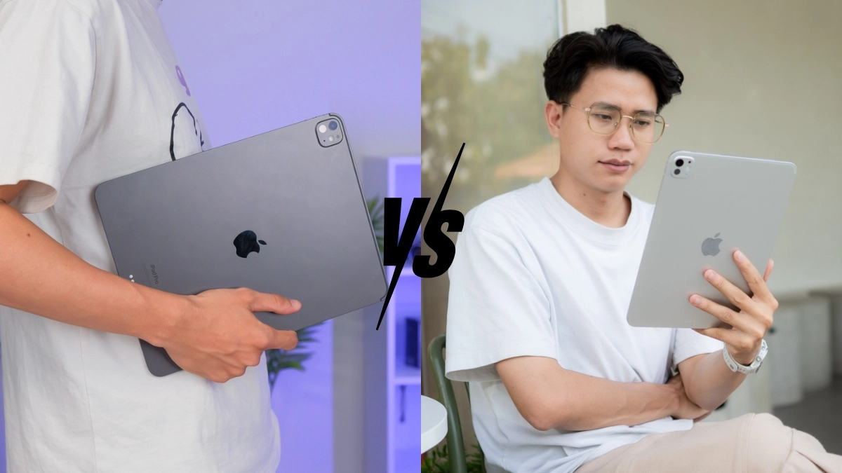iPad Pro M4 và iPad Pro M5 so sánh hiệu năng và kết nối hiện đại