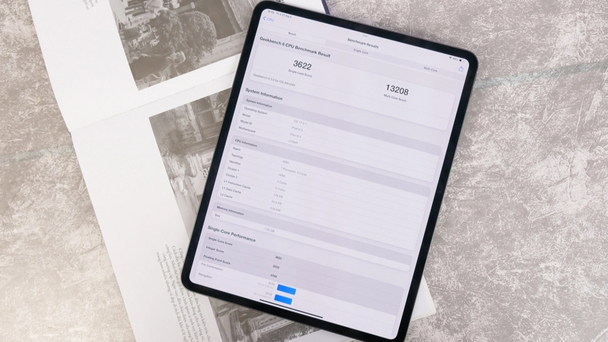 iPad Pro M4 đạt hiệu năng vượt trội với Neural Engine thế hệ mới