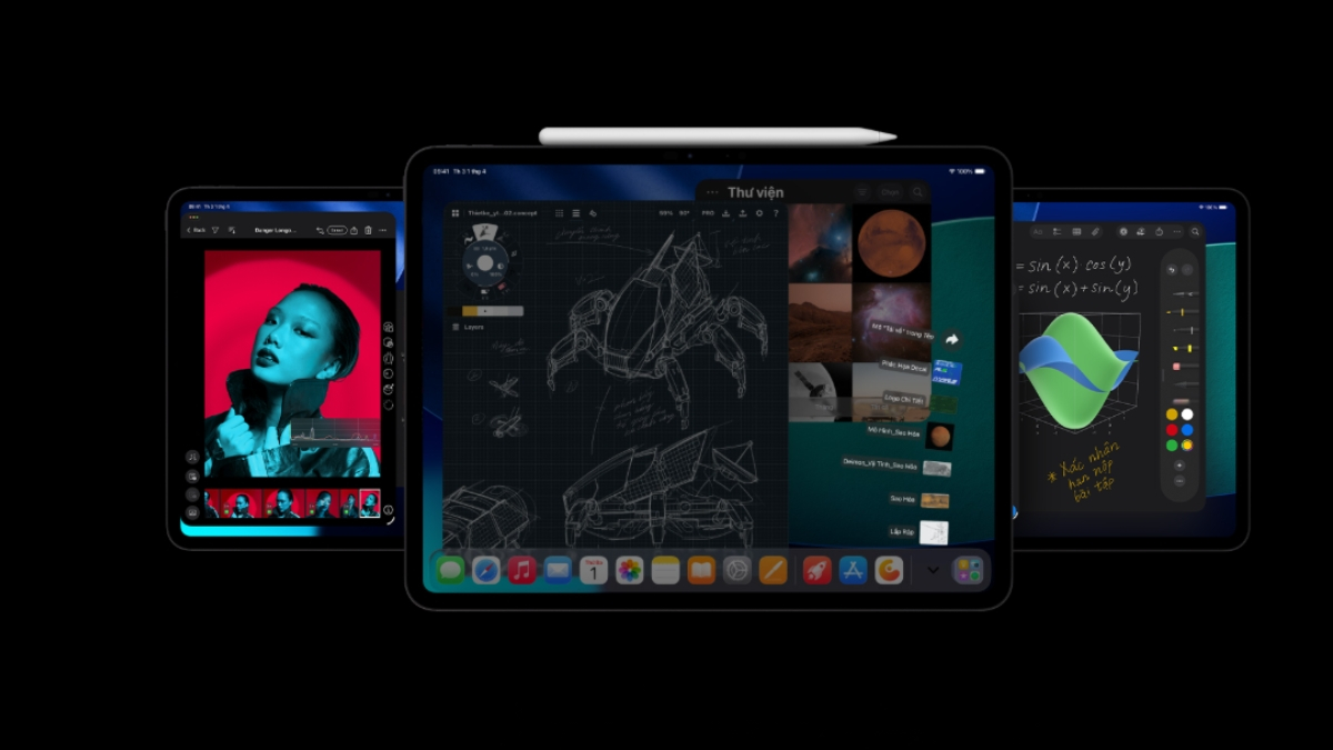 Hiệu năng đột phá từ chip M5 10 lõi và RAM 16GB
