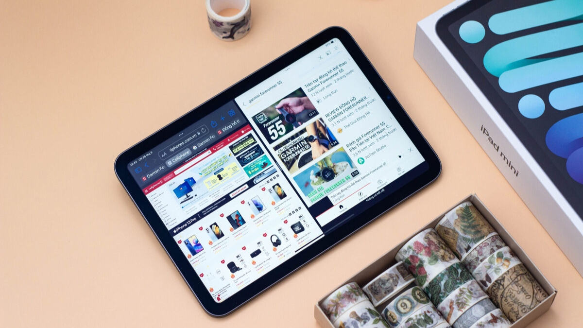 Apple iPad mini 512GB hỗ trợ lưu trữ dữ liệu dung lượng lớn và nội dung sáng tạo