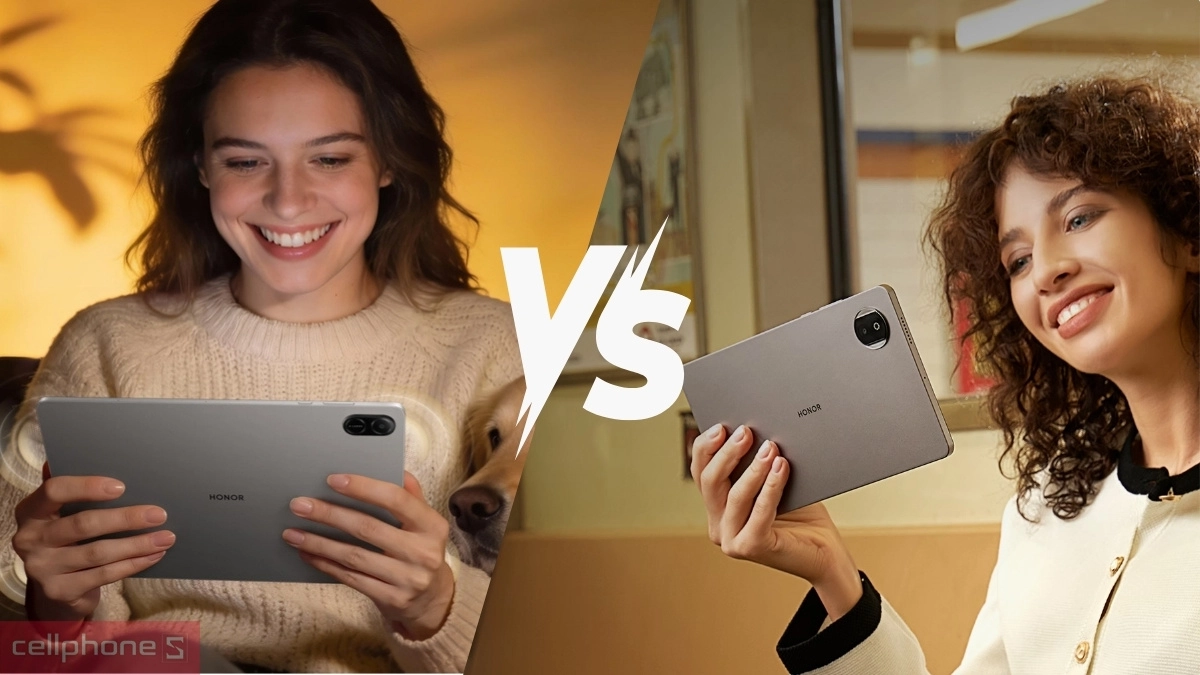 So sánh máy tính bảng Honor Pad X8b và Honor Pad X7