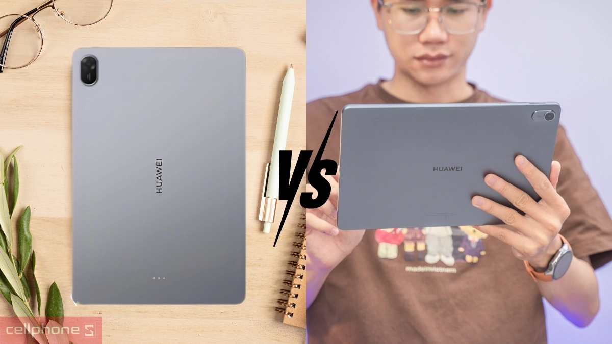 Máy tính bảng Huawei MatePad 11.5 2026 8GB 128GB kèm bàn phím so sánh với Huawei MatePad 11.5 2025