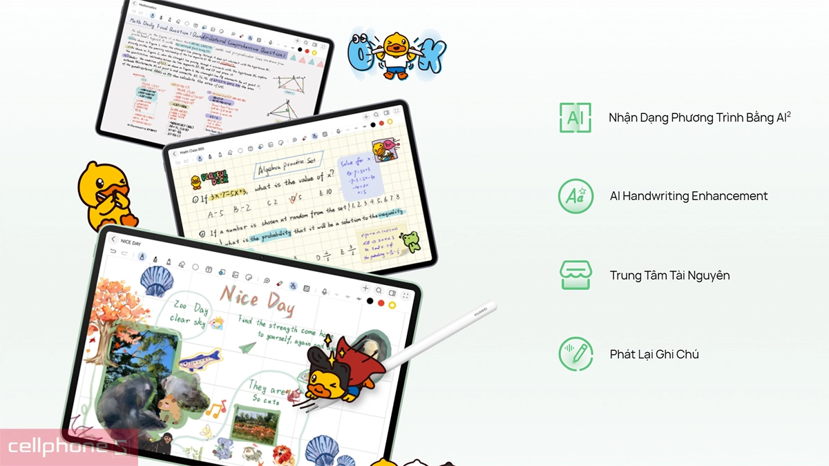 HUAWEI Notes tích hợp AI chuyên sâu hỗ trợ đa tác vụ