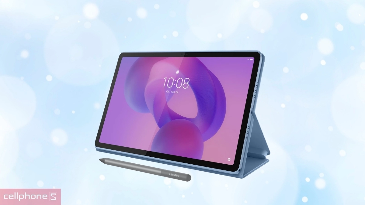 Màn hình Máy tính bảng Lenovo Idea Tab 5G 8GB 128B xanh kèm bút ZAFM0709VN