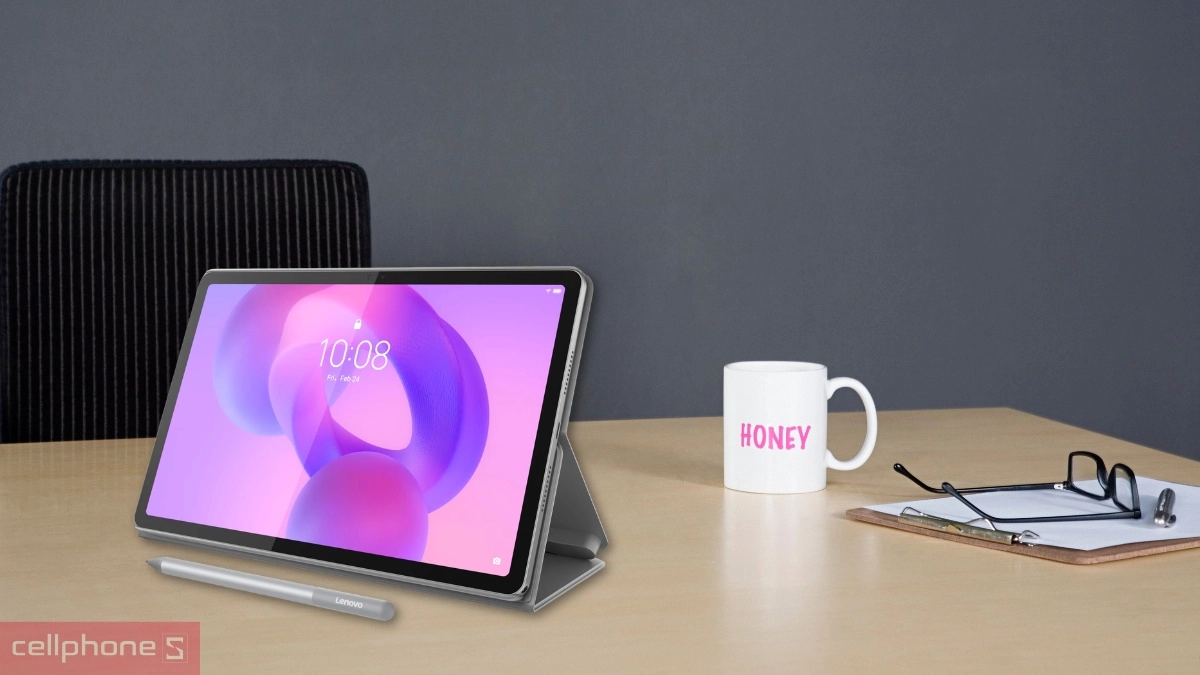 Pin máy tính bảng Lenovo Idea Tab 5G 8GB 128GB xám kèm bút ZAFM0710VN