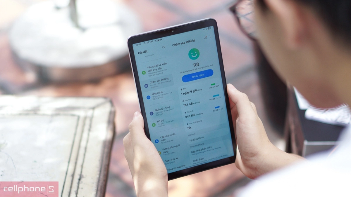 Dung lượng pin đủ cho nhu cầu sử dụng cả ngày