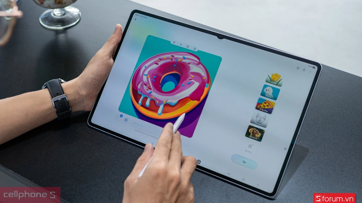 Samsung Galaxy Tab S11 Series sáng tạo đồ họa nhanh với Drawing Assist