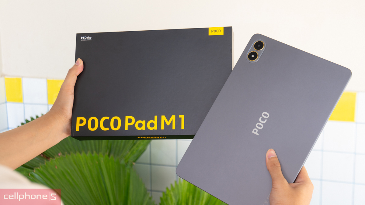 Xiaomi POCO Pad M1 WiFi 8GB 256GB với pin 12.000mAh và màn hình 12.1 inch 120Hz
