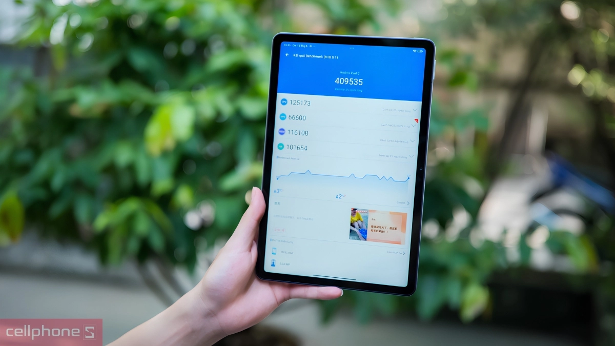 Cấu hình máy tính bảng Xiaomi Redmi Pad 2 Wifi 4GB 256GB