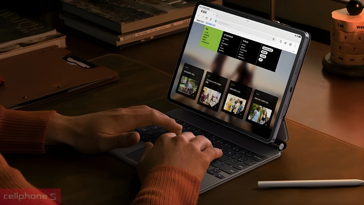 Máy tính bảng Xiaomi Pad 8 được trang bị viên pin dung lượng lớn