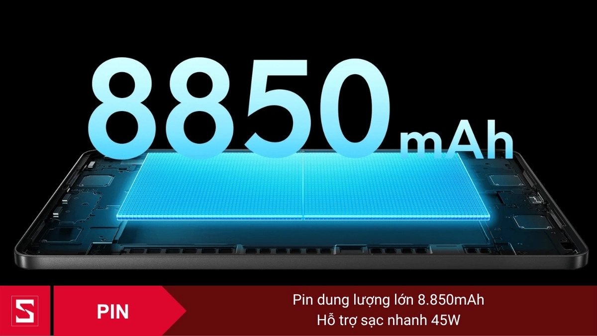 Máy tính bảng Xiaomi Poco Pad X1 sử dụng pin dung lượng lớn