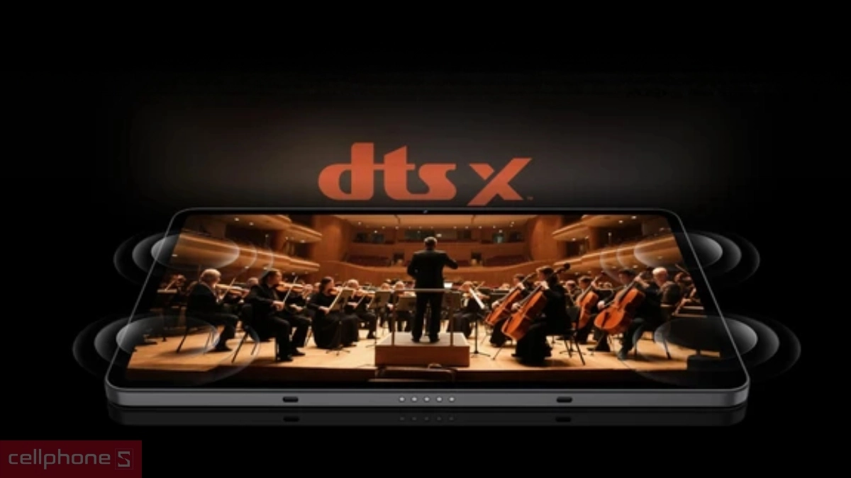 Hệ thống âm thanh DTS:X Ultra trên máy tính bảng Nubia
