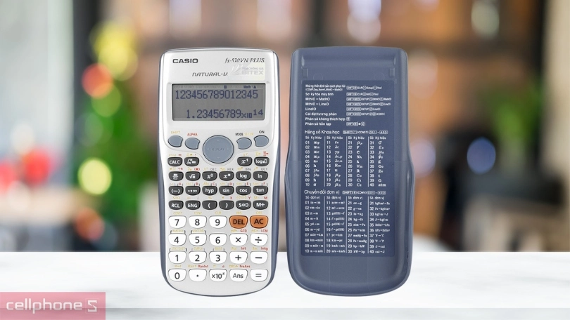 Máy tính Casio fx-570vn plus - Thiết kế bền bỉ với đa dạng chức năng tính toán