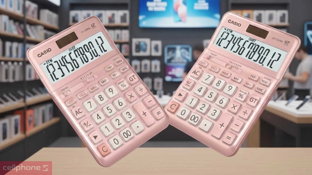 Cấu trúc máy tính cầm tay Casio DF-120FM