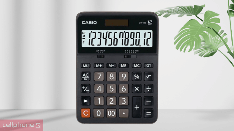 Thiết kế máy tính Casio DX12B-BK
