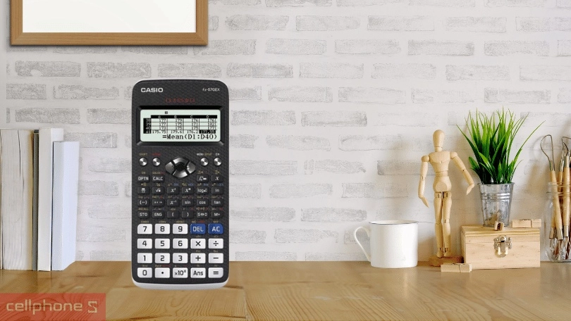 Máy tính cầm tay Casio FX570EX - Chất liệu nhựa cao cấp