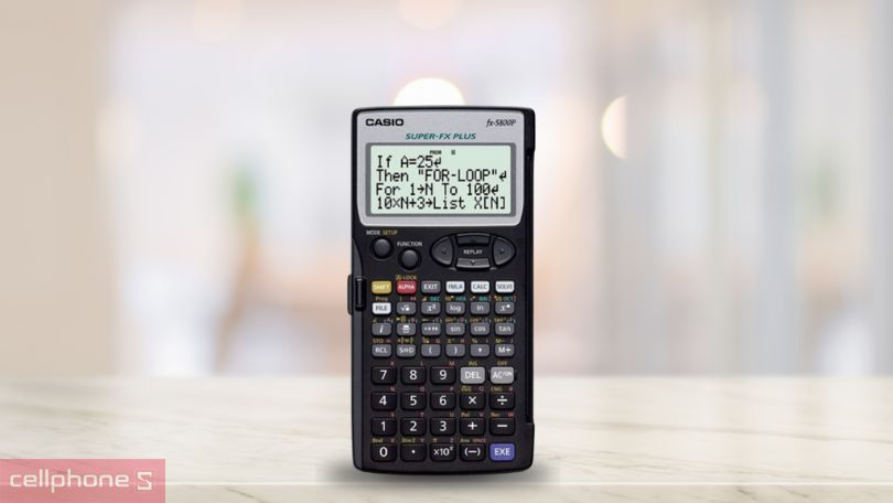 Máy tính cầm tay Casio FX5800P tiện ích, tính năng đa dạng