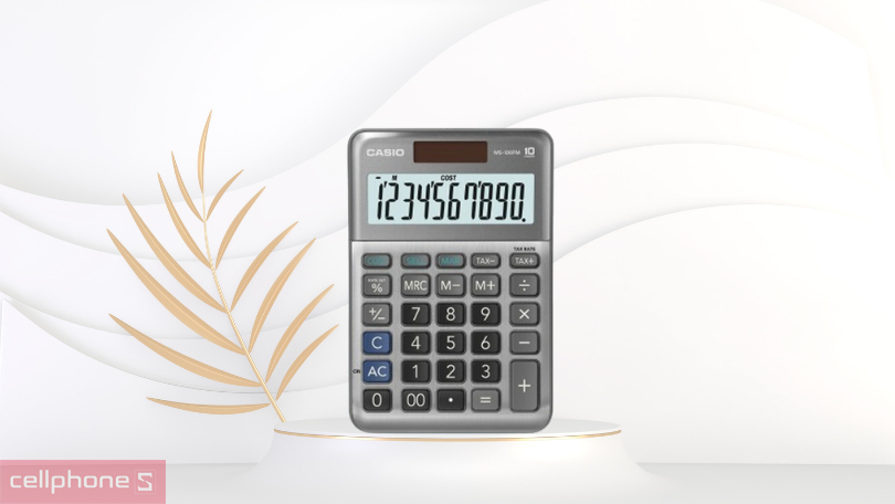 Khả năng tính toán trên máy tính Casio MS100FM