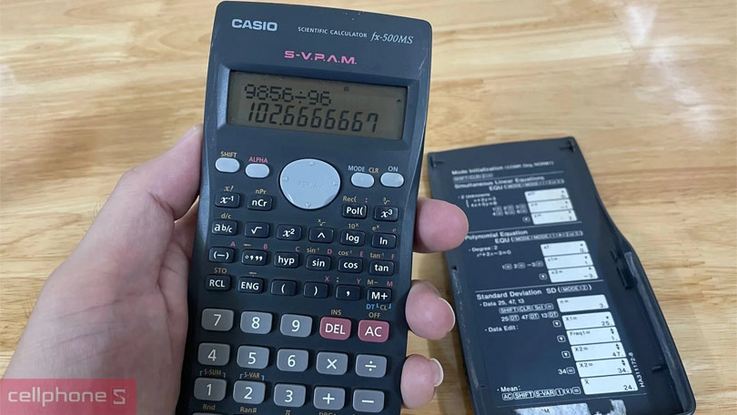 Máy tính cầm tay Casio FX-500MS