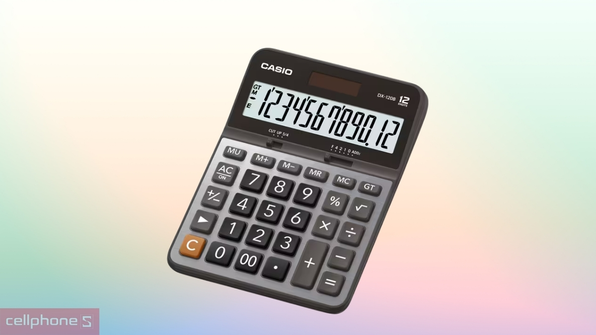 Chức năng máy tính Casio DX120B