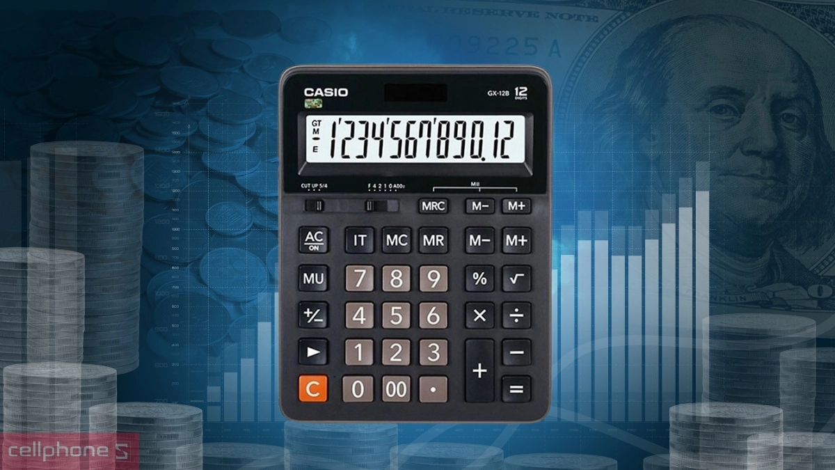 Nguồn năng lượng máy tính Casio GX-12B