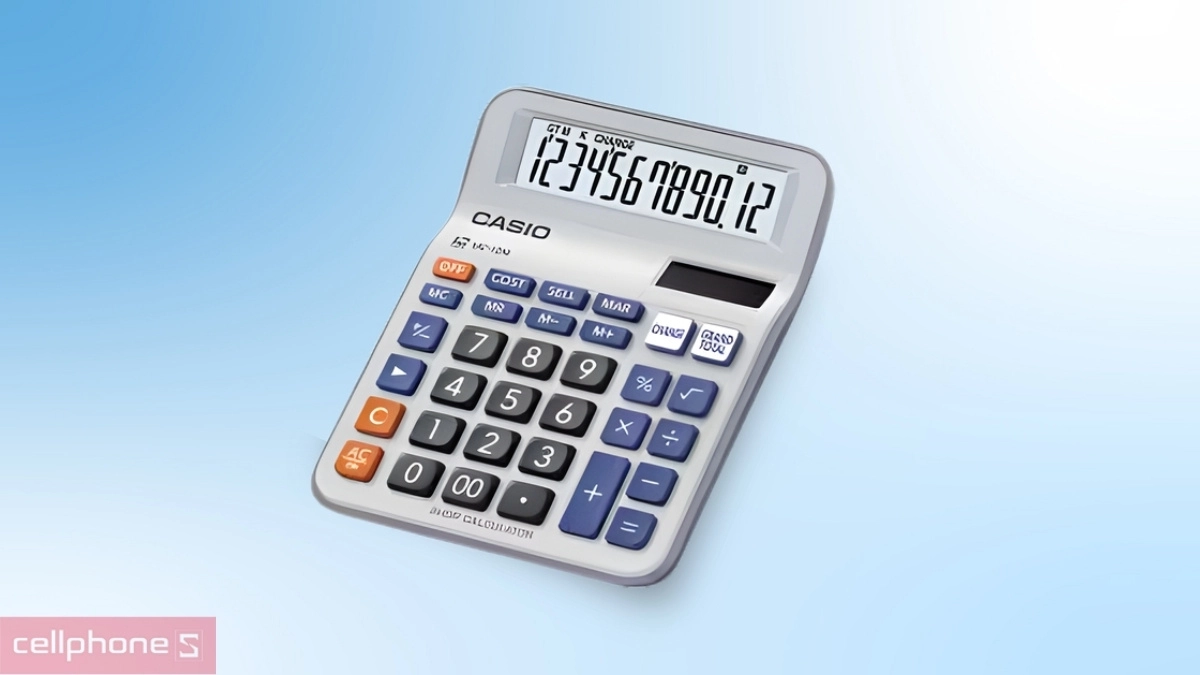 Thiết kế máy tính Casio MC12M