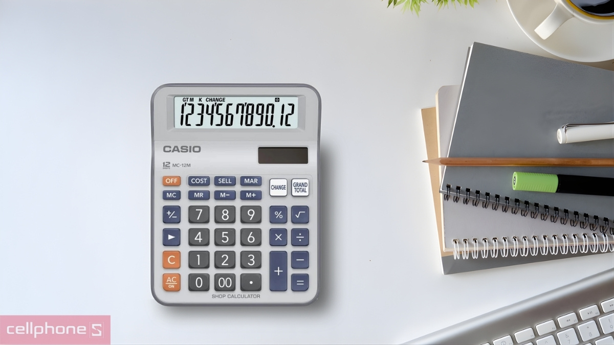 Nguồn năng lượng máy tính Casio MC12M