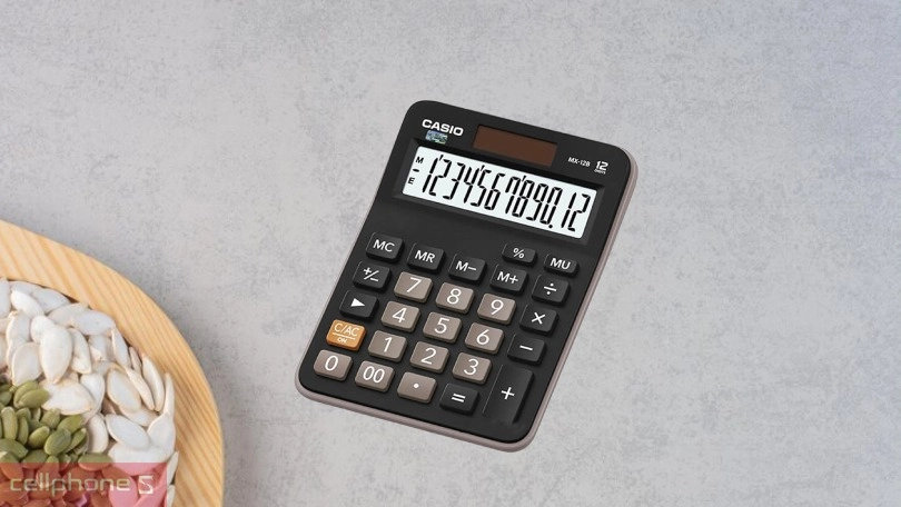 Máy tính Casio MX12B-BK – Tính toán hoàn hảo, đáp ứng nhu cầu