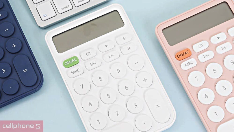 Máy tính cầm tay với thiết kế nhỏ gọn và đa dạng mẫu mã