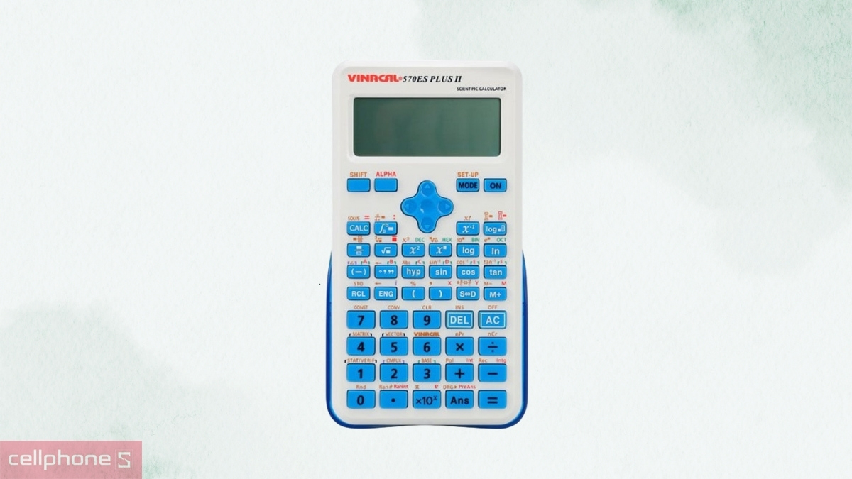 Máy tính cầm tay Vinacal 570ES Plus II xử lý phép tính nhanh