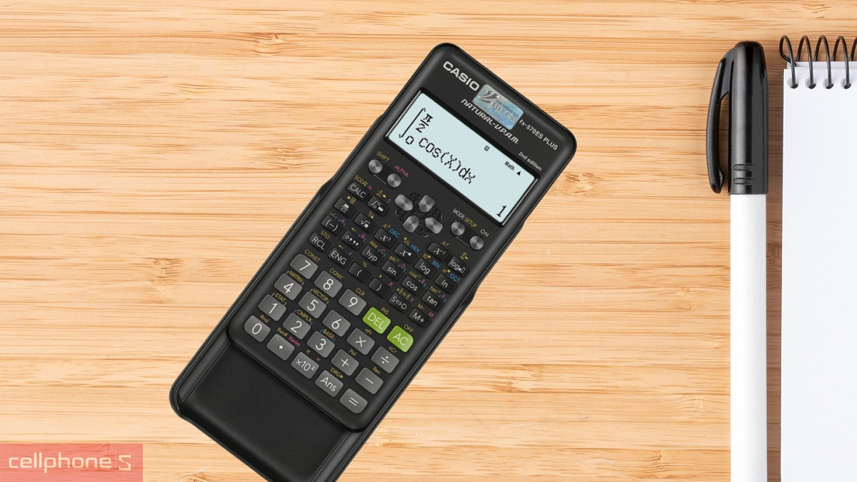 Máy tính cầm tay Casio FX570ES Plus New hỗ trợ 417 chức năng