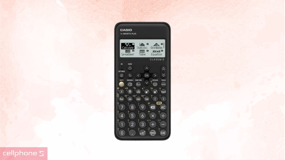 Máy tính cầm tay Casio FX-880BTG Plus tích hợp nhiều tiện ích giáo dục