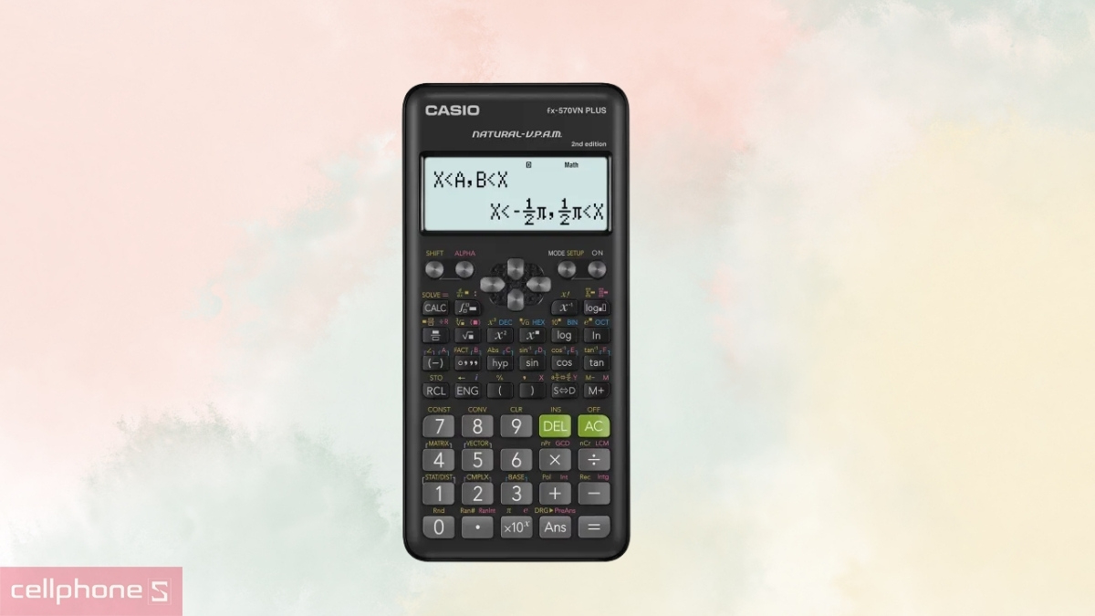 Máy tính cầm tay Casio fx-570VN Plus nâng cao hiệu quả học toán