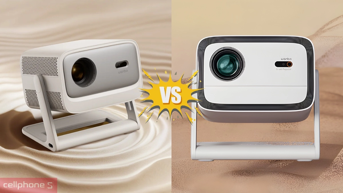 So sánh máy chiếu Wanbo Vali 1 Pro với máy chiếu Wanbo Vali 1