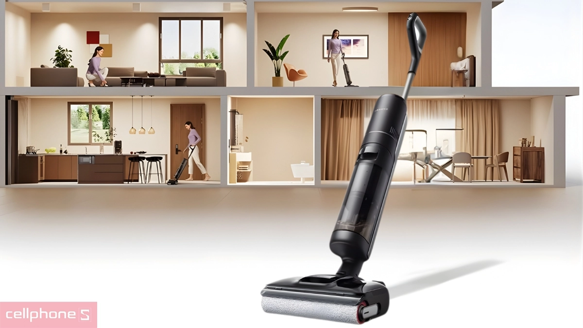 Thiết kế máy hút bụi cầm tay Dreame H12 GT