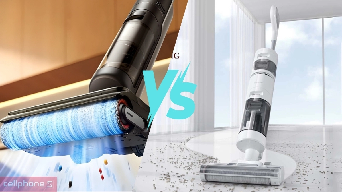 So sánh máy hút bụi cầm tay Dreame H12 GT với máy hút bụi Dreame H11
