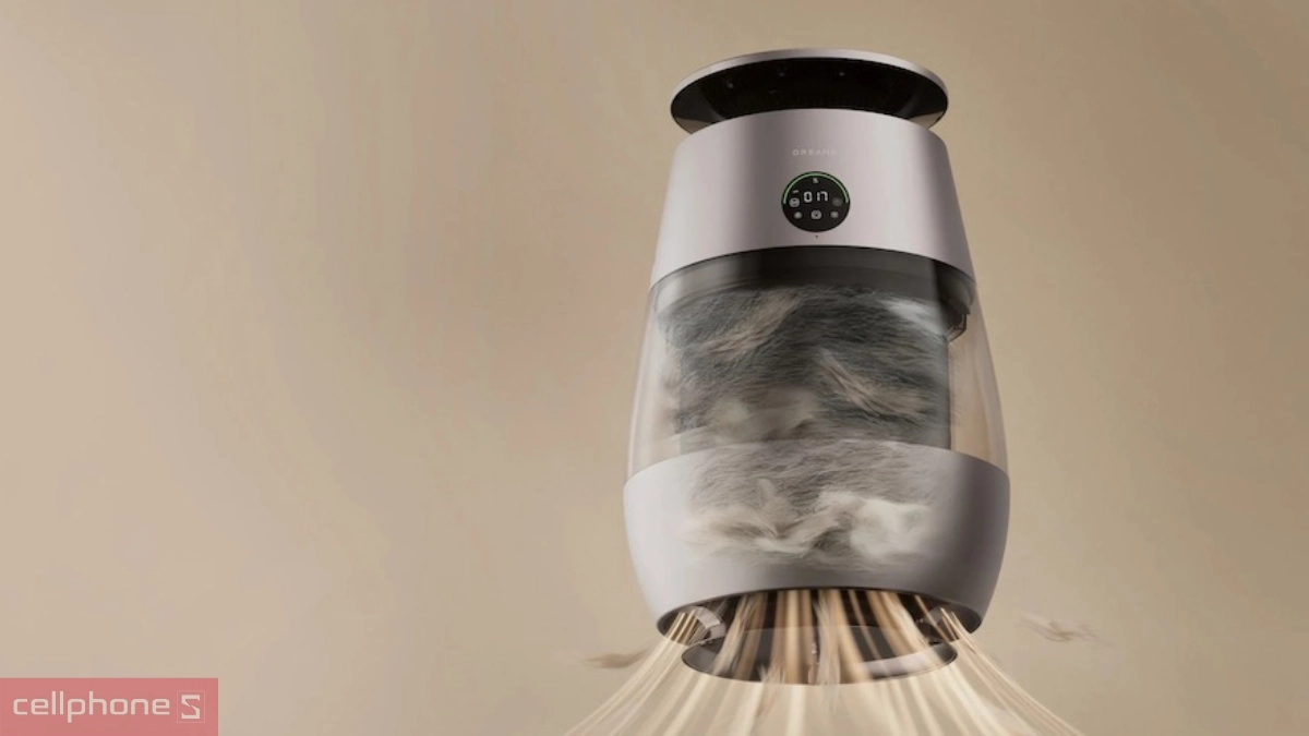 Khả năng lọc sạch lông thú của máy lọc không khí Dreame Pet AP10