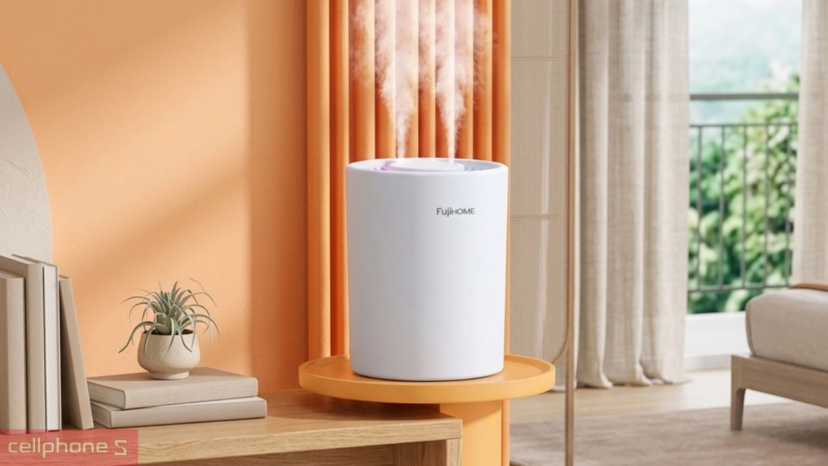 Dung tích máy phun sương tạo ẩm xông tinh dầu Fujihome HM05A