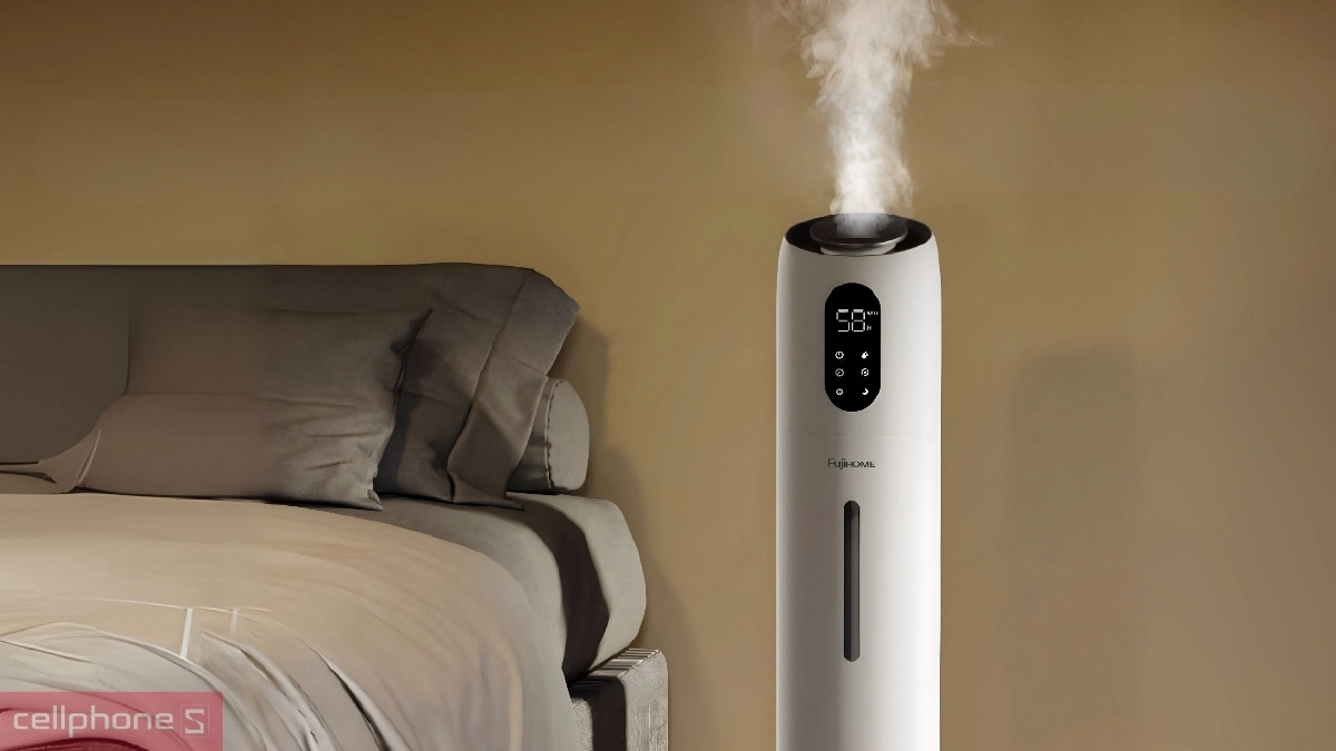 Chế độ ngủ máy tạo ẩm xông tinh dầu khử khuẩn UV FujiHome HM10UV-WIFI