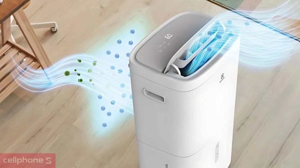 máy lọc không khí và hút ẩm