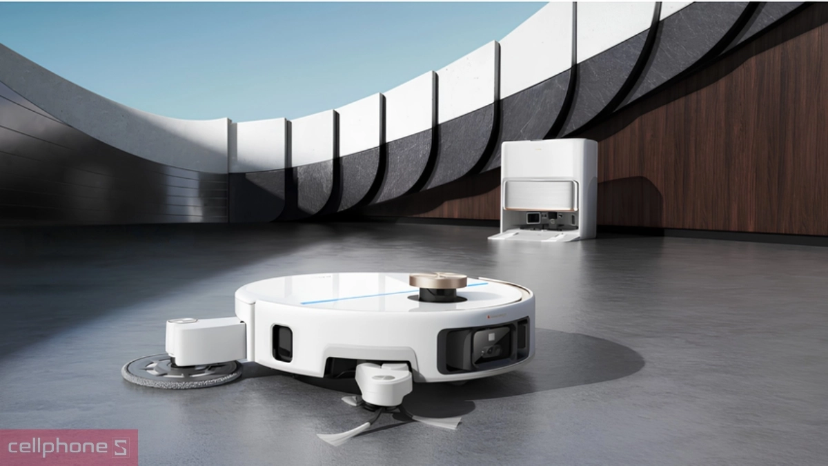 Thiết kế robot hút bụi lau nhà MOVA V70 Ultra