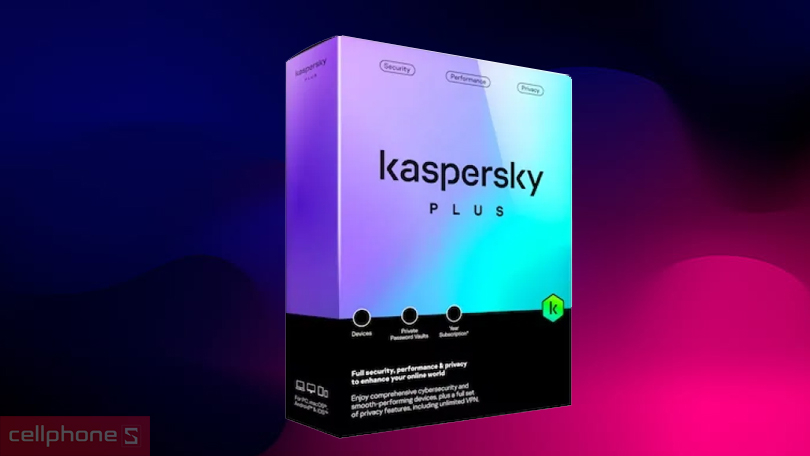 Tính năng quyền riêng tư trên phần mềm Kaspersky Plus Sea KL1042UCFS 3 thiết bị