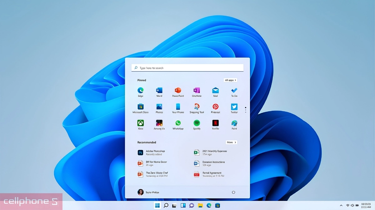 Giao diện Windows 11