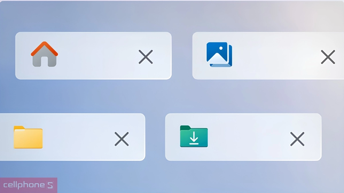 File Explorer trên Windows 11 hỗ trợ quản lý tệp