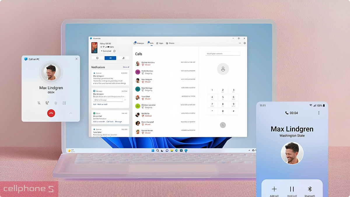 Windows 11 kết nối nhanh PC