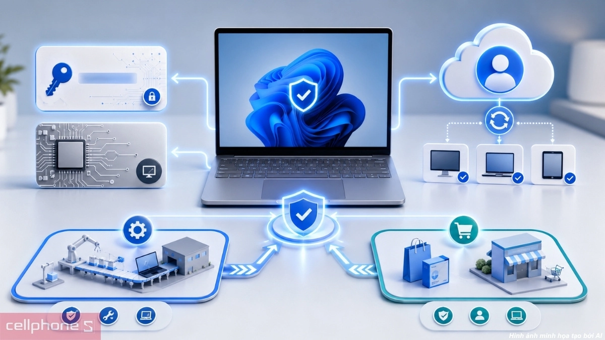 Tài khoản Microsoft giúp kích hoạt lại trên thiết bị mới