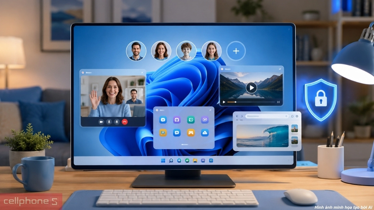 Gia đình xem phim, gọi video và duyệt web dễ dàng