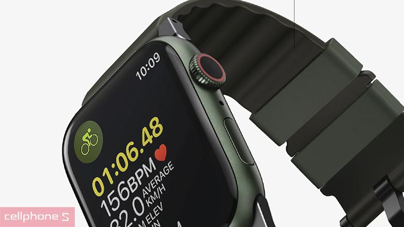 Dây đeo Apple Watch Uniq Linus Airosoft silicone 45/44/42mm