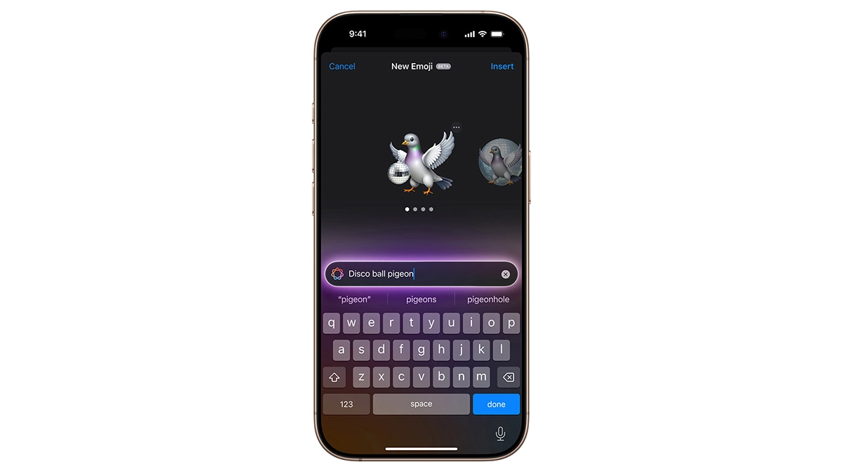Tạo Genmoji trên iPhone 16 thường